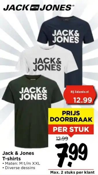 Vomar Voordeelmarkt Jack & Jones T-shirts aanbieding