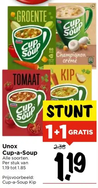 Vomar Voordeelmarkt Unox Cup-a-Soup aanbieding