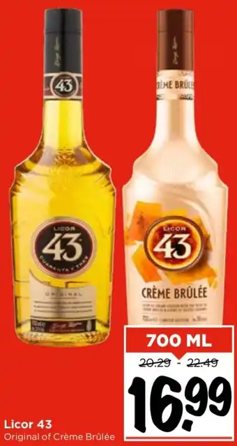 Vomar Voordeelmarkt Licor 43 700ml aanbieding