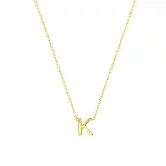 Douglas Lucardi 9 karaat ketting met letter hanger - y aanbieding