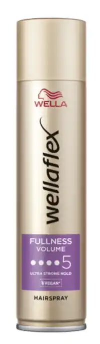 De Online Drogist Wella Flex Fullness Volume Hairspray 250ML aanbieding