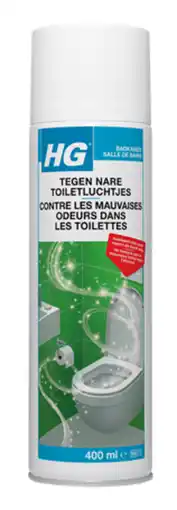 De Online Drogist HG Aircare Tegen Nare Toiletluchtjes aanbieding