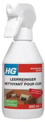 De Online Drogist HG Woonkamer Leerreiniger Spray aanbieding