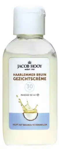De Online Drogist Jacob Hooy Haarlemmer Bruin Gezichtscreme aanbieding
