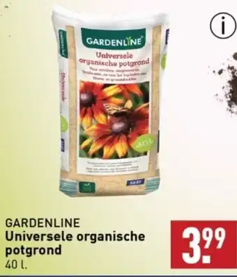 ALDI GARDENLINE Universele organische potgrond 40L aanbieding