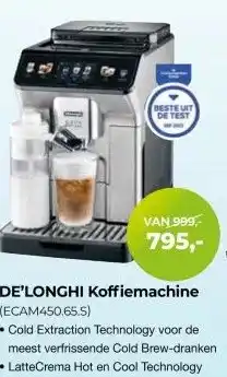 EP Beerepoot DE'LONGHI Koffiemachine (ECAM450.65.S) aanbieding