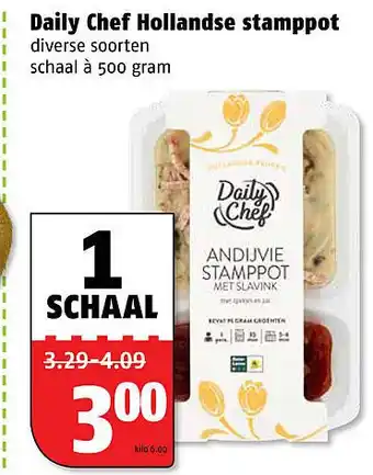 Poiesz Daily Chef Hollandse stamppot 500gram aanbieding