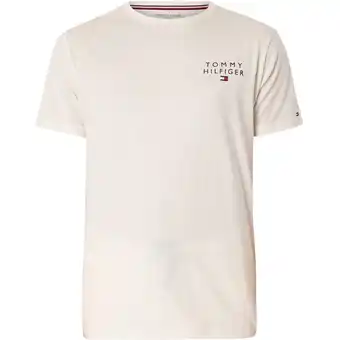 Spartoo Pyjama's / nachthemden Tommy Hilfiger Lounge T-shirt met borstlogo aanbieding