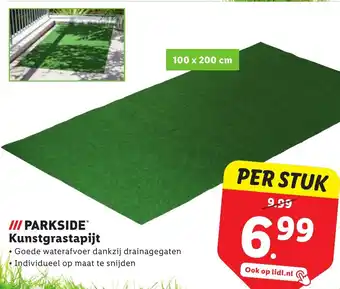 Lidl PARKSIDE Kunstgrastapijt aanbieding