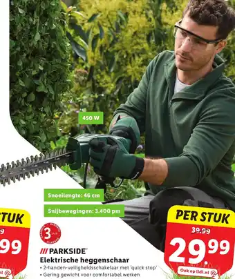 Lidl PARKSIDE Elektrische heggenschaar aanbieding