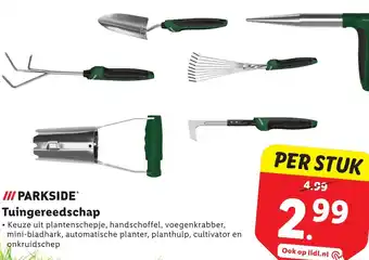 Lidl PARKSIDE Tuingereedschap aanbieding