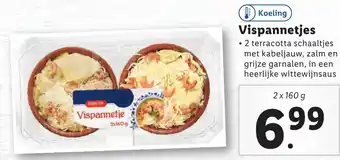 Lidl Vispannetjes 2 x 160g aanbieding