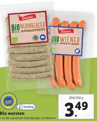 Lidl Bio worsten aanbieding