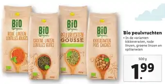 Lidl Bio peulvruchten 500g aanbieding