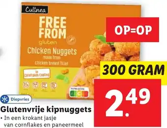 Lidl Glutenvrije kipnuggets 300g aanbieding