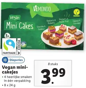 Lidl Vegan mini-cakejes aanbieding