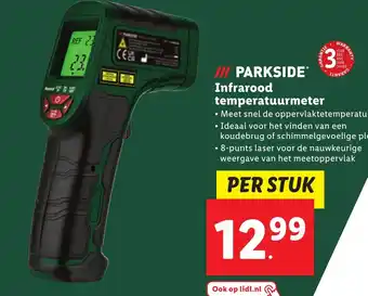 Lidl PARKSIDE Infrarood temperatuurmeter aanbieding