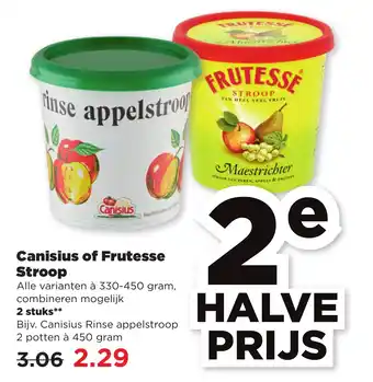 PLUS Canisius of Frutesse Stroop aanbieding