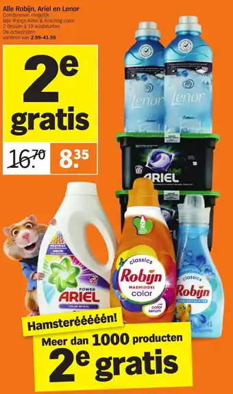 Albert Heijn Robijn, Ariel en Lenor 2st aanbieding