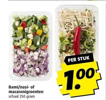 Boni Bami-nasi- of macaronigroenten 250 gram aanbieding