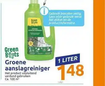 Action Green boots groene aanslagreiniger aanbieding