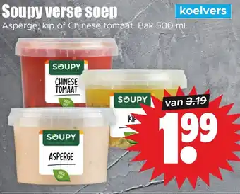 Dirk Soupy verse soep 500 ml aanbieding
