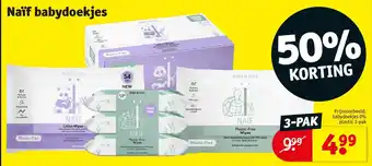Kruidvat Naïf Babydoekjes aanbieding