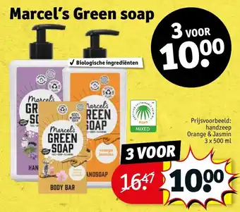 Kruidvat Marcel's Green soap 3 x 500mL aanbieding