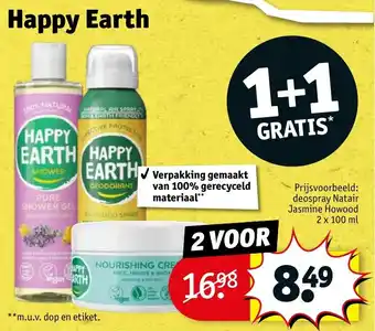 Kruidvat Happy Earth aanbieding