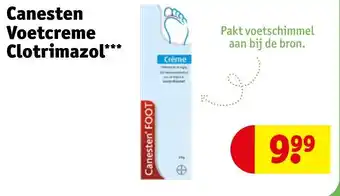 Kruidvat Canesten Voetcreme Clotrimazol aanbieding