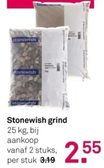 Karwei Stonewish grind aanbieding