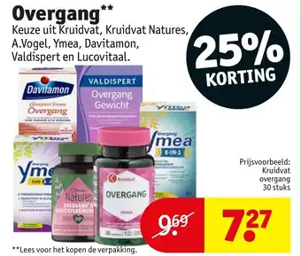 Kruidvat Overgang aanbieding