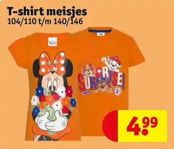 Kruidvat T-shirt meisjes aanbieding