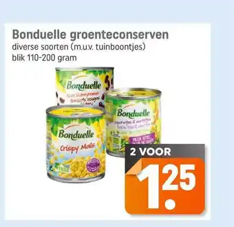 Lekker Makkelijk bonduelle groenteconserven aanbieding