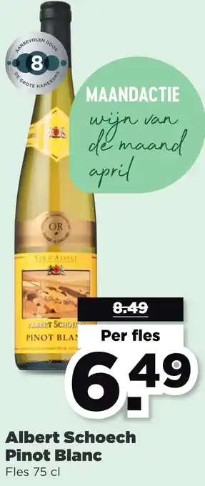 PLUS Albert Schoech Pinot Blanc aanbieding