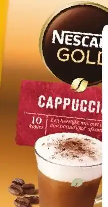 Jumbo Nescafe gold cappuccino oploskoffie 125 gram aanbieding