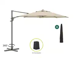 Kees Smit Shadowline Francisco zweefparasol ø 330cm aanbieding