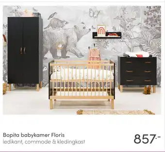 Baby & Tiener Bopita babykamer floris aanbieding