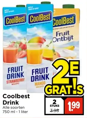 Vomar Voordeelmarkt Coolbest Drink aanbieding