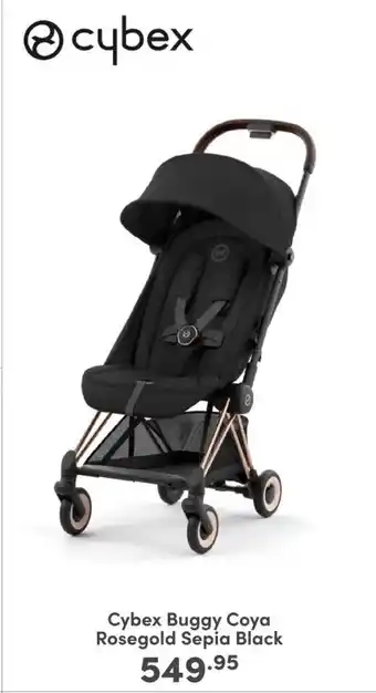 Baby & Tiener Cybex Buggy Coya Rosegold Sepia Black aanbieding