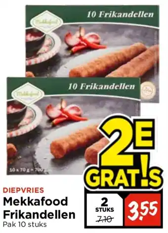 Vomar Voordeelmarkt Mekkafood Frikandellen aanbieding