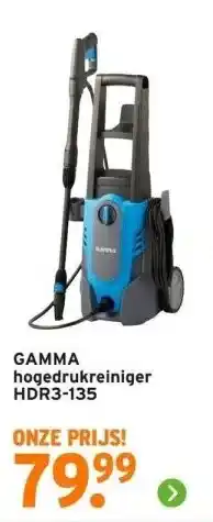 GAMMA GAMMA hogedrukreiniger HDR3-135 aanbieding