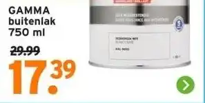 GAMMA GAMMA buitenlak 750 ml aanbieding