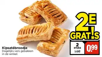 Vomar Voordeelmarkt Kipsatébroodje aanbieding
