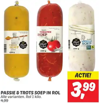 Dekamarkt PASSIE & TROTS SOEP IN ROL aanbieding