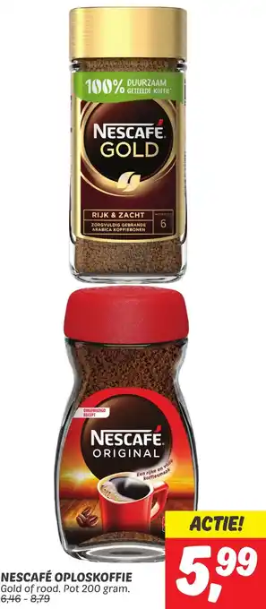 Dekamarkt NESCAFÉ OPLOSKOFFIE 200g aanbieding