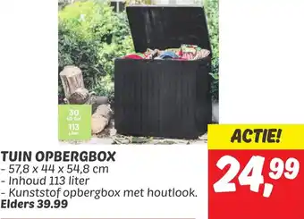 Dekamarkt TUIN OPBERGBOX aanbieding