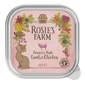 Zooplus 16x100g Adult Rosie's Farm Kattenvoer - Diverse Smaken aanbieding