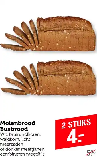 Coop Molenbrood Busbrood aanbieding