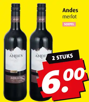 Boni Andes merlot aanbieding